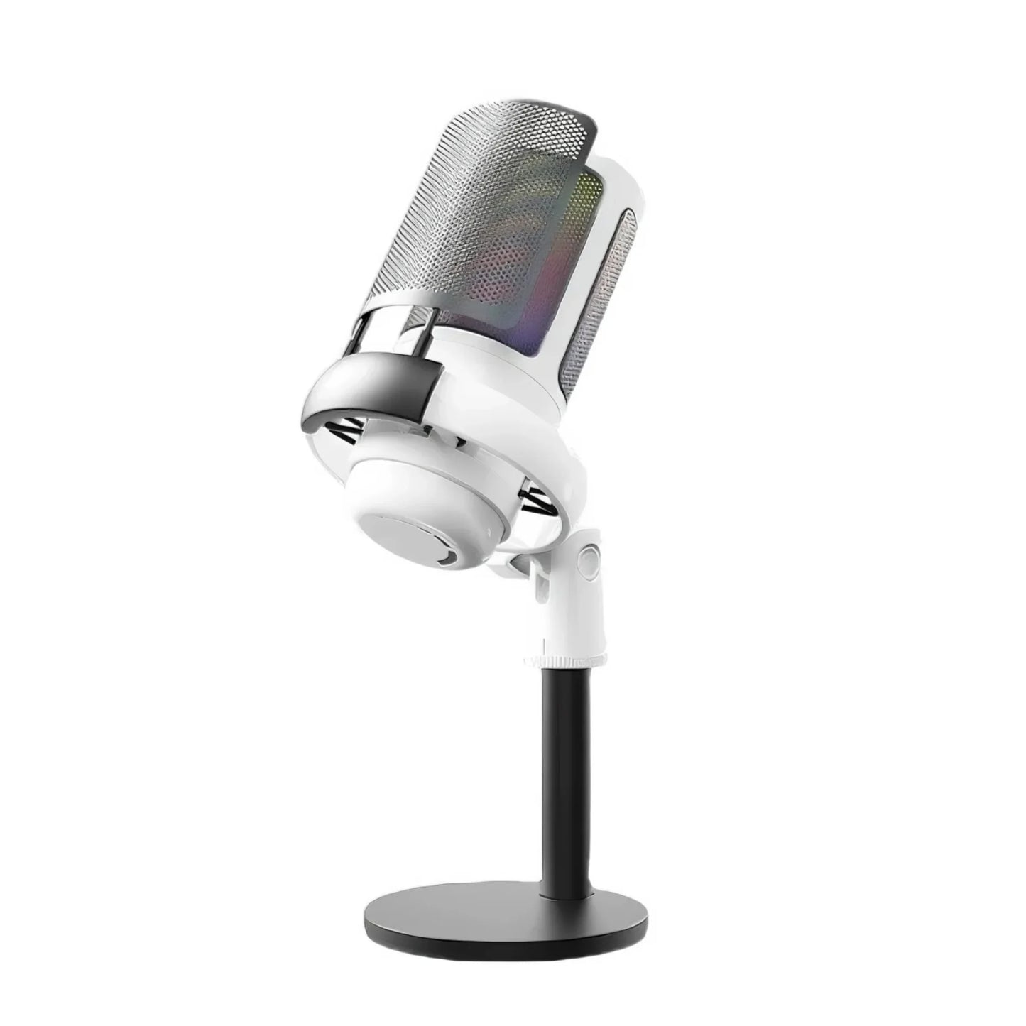 Professional USB microphone with mute function RGB condenser microphone suitable for live video recording, conference recording