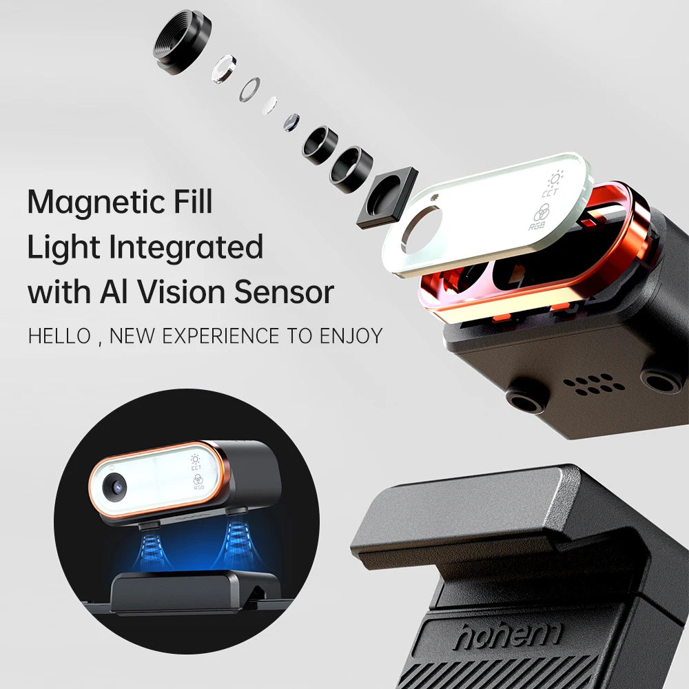 hohem iSteady M6 Kit 3-Axis Smartphone Gimbal Stabilizer Anti-shake Phone Vlog Gimbal 360° Rotatable OLED Large Screen with AI V