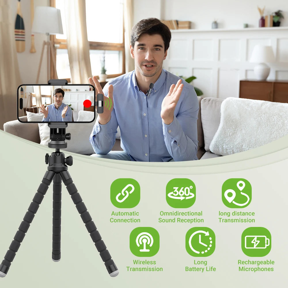 Wireless Lavalier Phone Mics