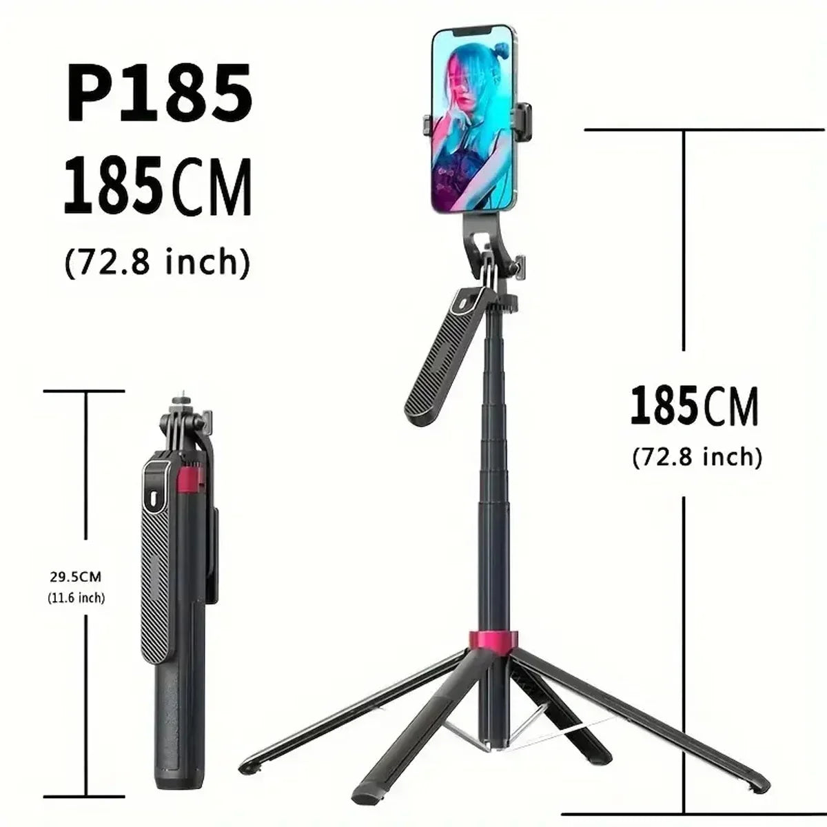 72' Portable camera tripod